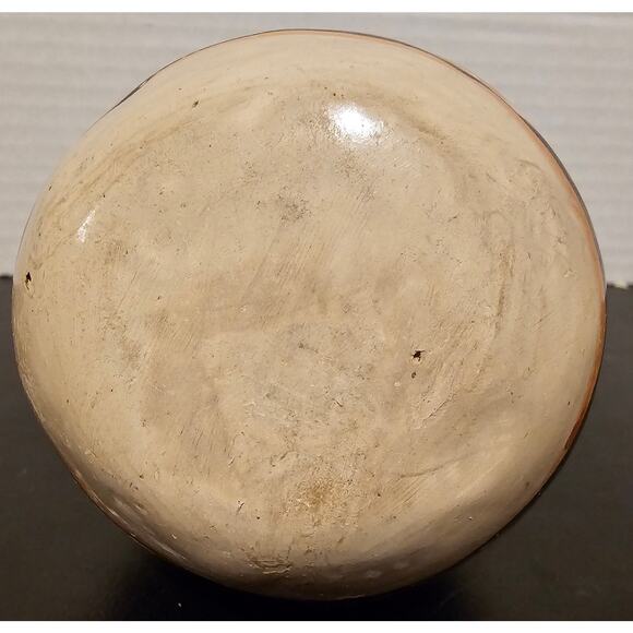 Vintage Floral Dove Tonala Burnished Pottery Water Jug Tumble Up Carafe w/ Cup - Picture 6 of 8